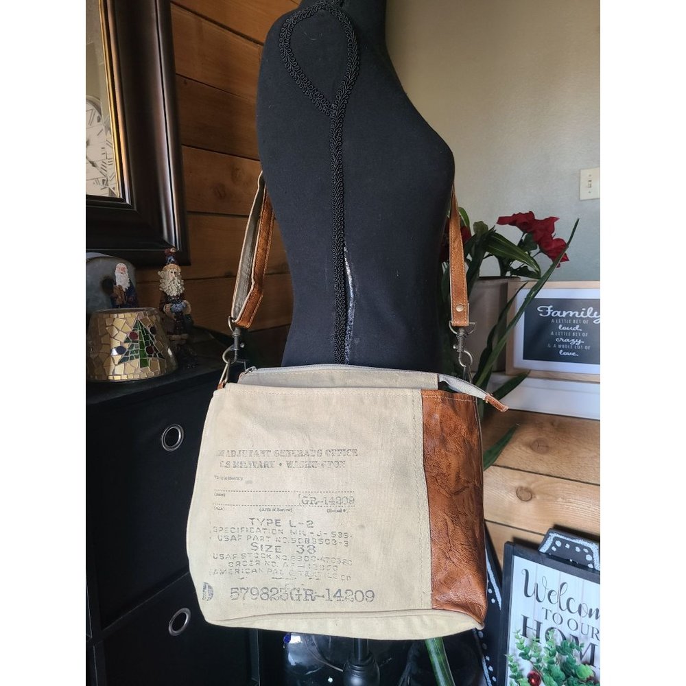 Clea Ray US Military Upcycled Shoulder Bag Tote Out of Stock